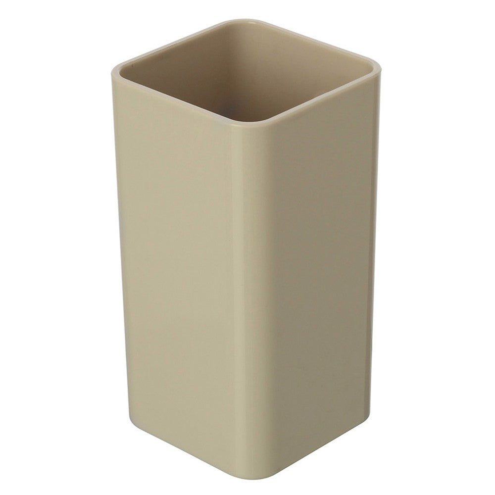 Portaspazzolino Beige da Appoggio per Bagno Moderno Star