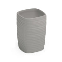 Portaspazzolino Gedy in ceramica grigia | Kelly