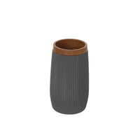 Set accessori bagno da appoggio grigio | London