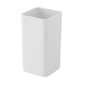 Portaspazzolino in Plastica Bianco Per bagno Moderno Star