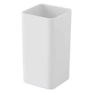 Portaspazzolino in Plastica Bianco Per bagno Moderno Star