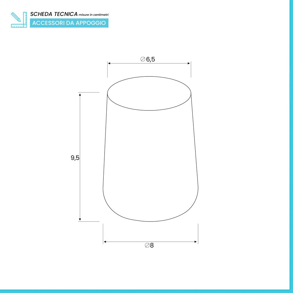 Portaspazzolino In Plastica Grigio Da Appoggio Per Bagno Moderno