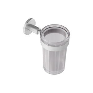 Porta spazzolino a muro nickel spazzolato | Satin