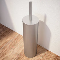 Porta scopino in appoggio nickel spazzolato | Satin