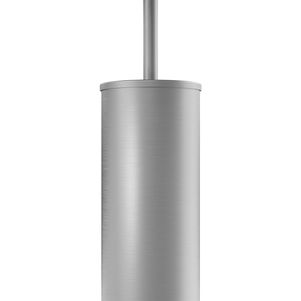 Porta scopino in appoggio nickel spazzolato | Satin