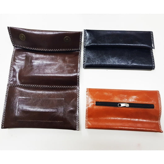 Trade Shop - Portatabacco Astuccio Tabacco Pouch Cartine Filtri Eco Pelle Custodia Borsello -