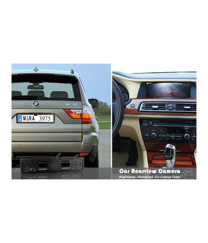 Portatarga Con Telecamera Retromarcia Auto Retrocamera 4 Led 170 ° Visione Notte         