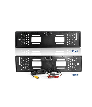 Portatarga Con Telecamera Retromarcia Auto Retrocamera 4 Led 170 ° Visione Notte         