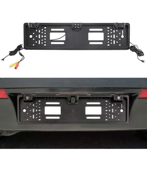 Portatarga Per Auto Con Telecamera Sensori Di Retromarcia Posteriore Retrovisore         