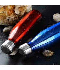 Portatile Borraccia Bottiglia D'acqua Acciaio Inox Termica Caldo Freddo 500 Ml         