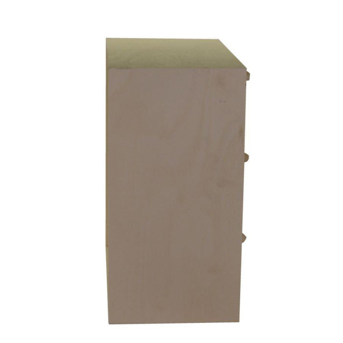 Portatutto legno naturale 9 cassetti cm 35x18h35