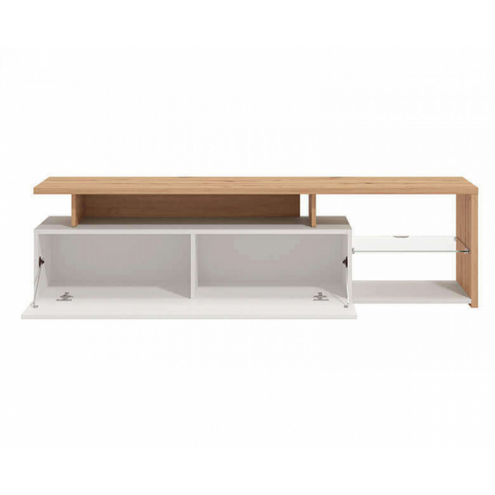 PORTATV ARCTIC BIANCO, ROVERE ARTIGIANO E BIANCO GLOSS