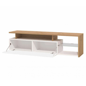 PORTATV ARCTIC BIANCO, ROVERE ARTIGIANO E BIANCO GLOSS