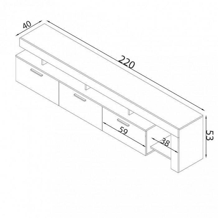 PORTATV VALE PINO CHIARO E ANTRACITE