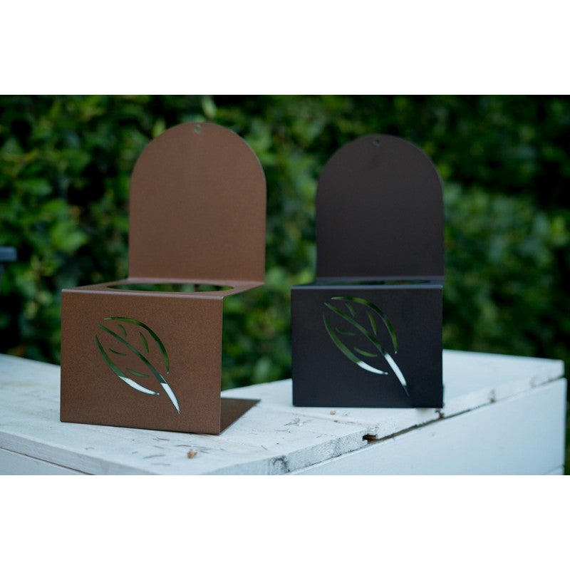 Portavaso a Parete Lys Cm 17 X 18,5 X 33 H Corten Tecnokit