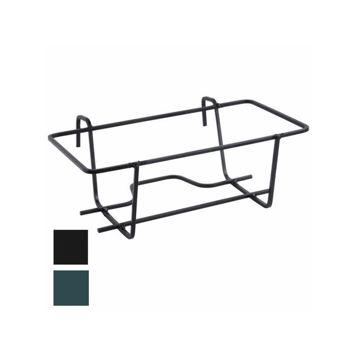 Portavaso Balcone Fisso Rett. Nero Cm 60 Mille