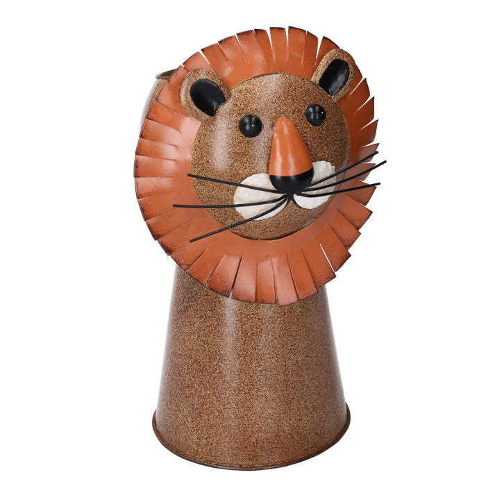 Portavaso latta leone cm ø20h30