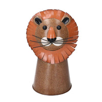 Portavaso latta leone cm ø20h30