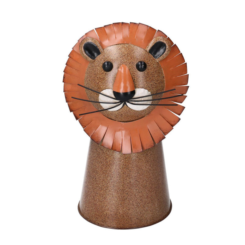 Portavaso latta leone cm ø20h30