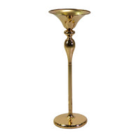 Portavaso metallo oro cm ø26h120