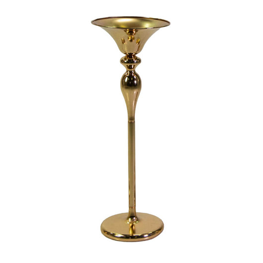 Portavaso metallo oro cm ø26h120