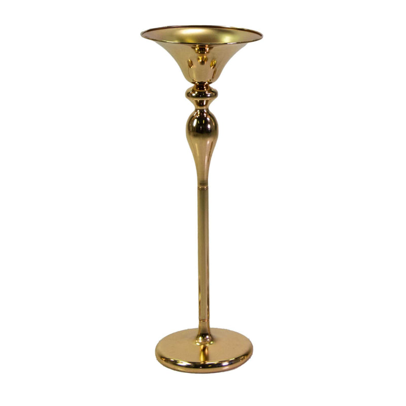 Portavaso metallo oro cm ø26h120