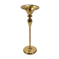 Portavaso metallo oro cm ø26h120