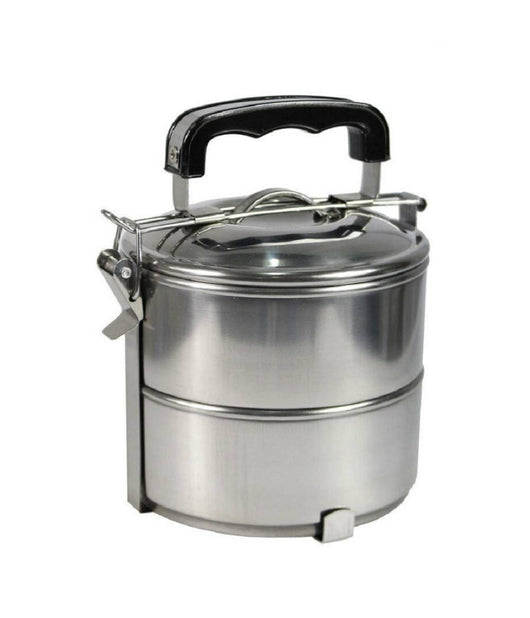 Portavivande Piramide 2 Livelli Contenitore Porta Pranzo Vivande Cibo Alimenti         