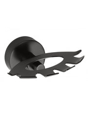 Portaspazzolino DARK in ottone nero 105x54x89 mm