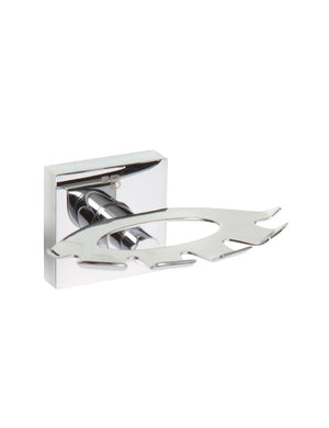 Portaspazzolino da parete BETA in ottone cromato 10,5x5,5x8,5 cm