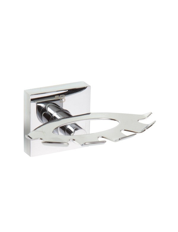 Portaspazzolino da parete BETA in ottone cromato 10,5x5,5x8,5 cm