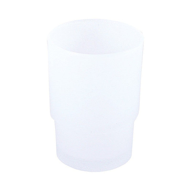 Portaspazzolino YUKON in ottone nero, oro e vetro