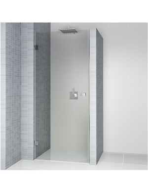 Porta doccia a battente dritta con cerniere cromate SCANDIC NXT 101 RIHO 100x200 cm