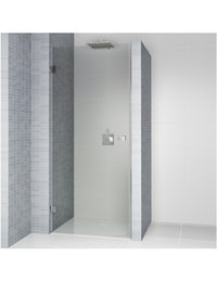 Porta doccia a battente dritta con cerniere cromate SCANDIC NXT 101 RIHO 80x200 cm