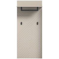 Porta abiti sospeso LUNA – Beige opaco – 60x140x35 cm