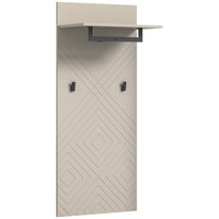 Porta abiti sospeso LUNA – Beige opaco – 60x140x35 cm