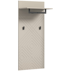 Porta abiti sospeso LUNA – Beige opaco – 60x140x35 cm