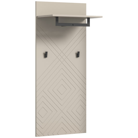 Porta abiti sospeso LUNA – Beige opaco – 60x140x35 cm