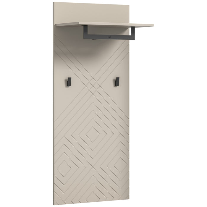 Porta abiti sospeso LUNA – Beige opaco – 60x140x35 cm