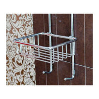 Porta doccia sospesa CYTRO in ottone cromato 17x14x70 cm