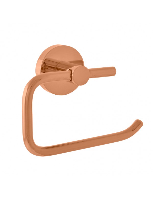 Portarotolo COLORADO in ottone oro rosa spazzolato 14,2 cm