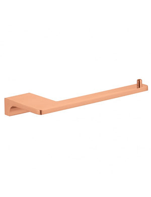 Portarotolo da parete NIL in ottone oro rosa spazzolato 15,8 cm
