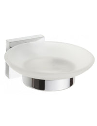 Portasapone da parete in vetro BETA 11cm x 5,5cm x 12,5cm