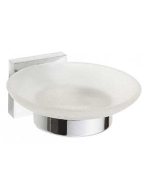 Portasapone da parete in vetro BETA 11cm x 5,5cm x 12,5cm