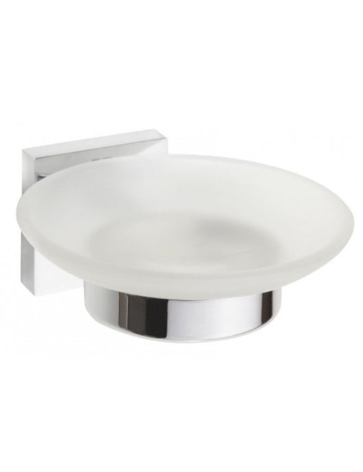 Portasapone da parete in vetro BETA 11cm x 5,5cm x 12,5cm