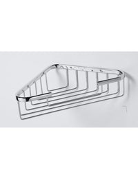 CYTRO Portasapone Corner Grill in ottone cromato 24,5x15x6 cm