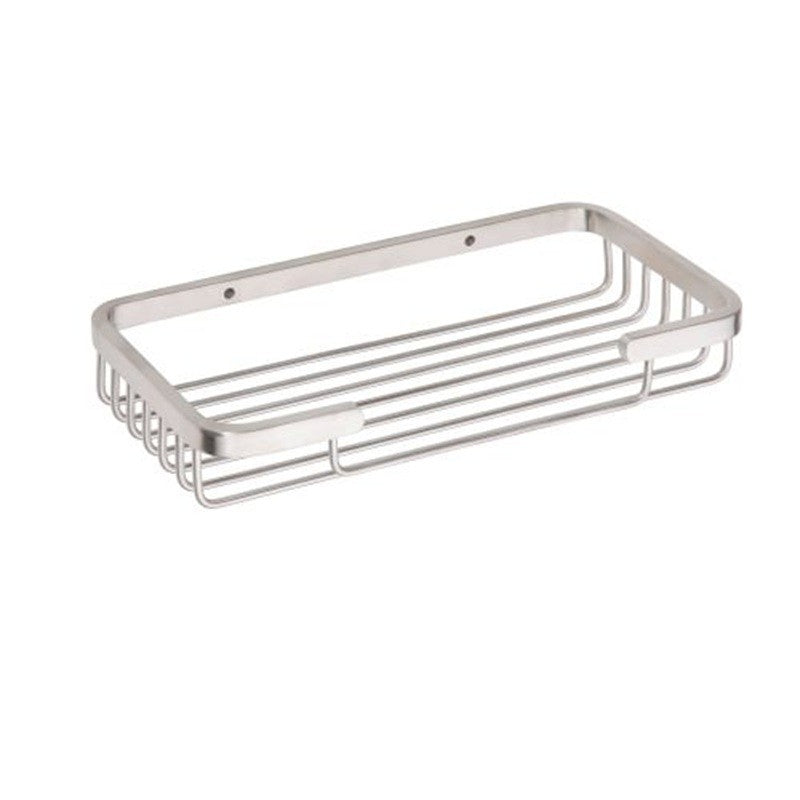 CYTRO portasapone rettangolare in ottone cromato 23x 10x 3cm