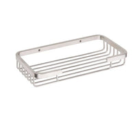 CYTRO portasapone rettangolare in ottone cromato 23x 10x 3cm