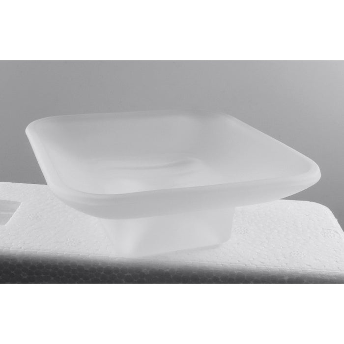 VIA portasapone da parete ottone cromato 10,3 x4,2 x11,7 cm