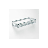 Portasapone rettangolare CYTRO in acciaio spazzolato 23x12x3 cm